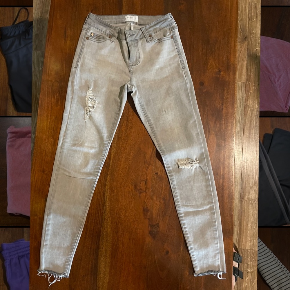 Gray Celebrity Pink Skinny Jeans